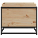 vidaXL tömör fenyőfa kerti virágtartó 60 x 40 x 50 cm