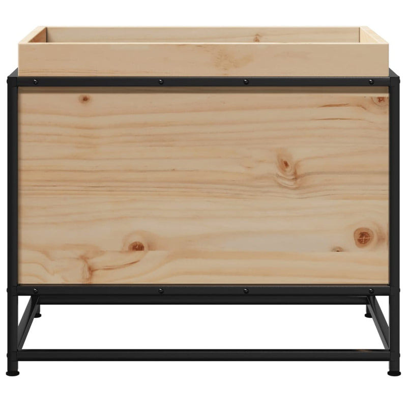 vidaXL tömör fenyőfa kerti virágtartó 60 x 40 x 50 cm
