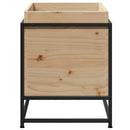 vidaXL tömör fenyőfa kerti virágtartó 60 x 40 x 50 cm