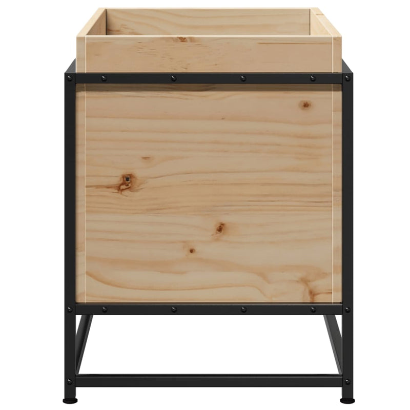 vidaXL tömör fenyőfa kerti virágtartó 60 x 40 x 50 cm