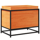 vidaXL viaszbarna tömör fenyőfa kerti virágláda 60 x 40 x 50 cm