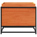 vidaXL viaszbarna tömör fenyőfa kerti virágláda 60 x 40 x 50 cm