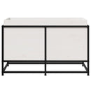 vidaXL fehér tömör fenyőfa kerti virágláda 80 x 40 x 50 cm