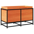 vidaXL viaszbarna tömör fenyőfa kerti virágláda 80 x 40 x 50 cm