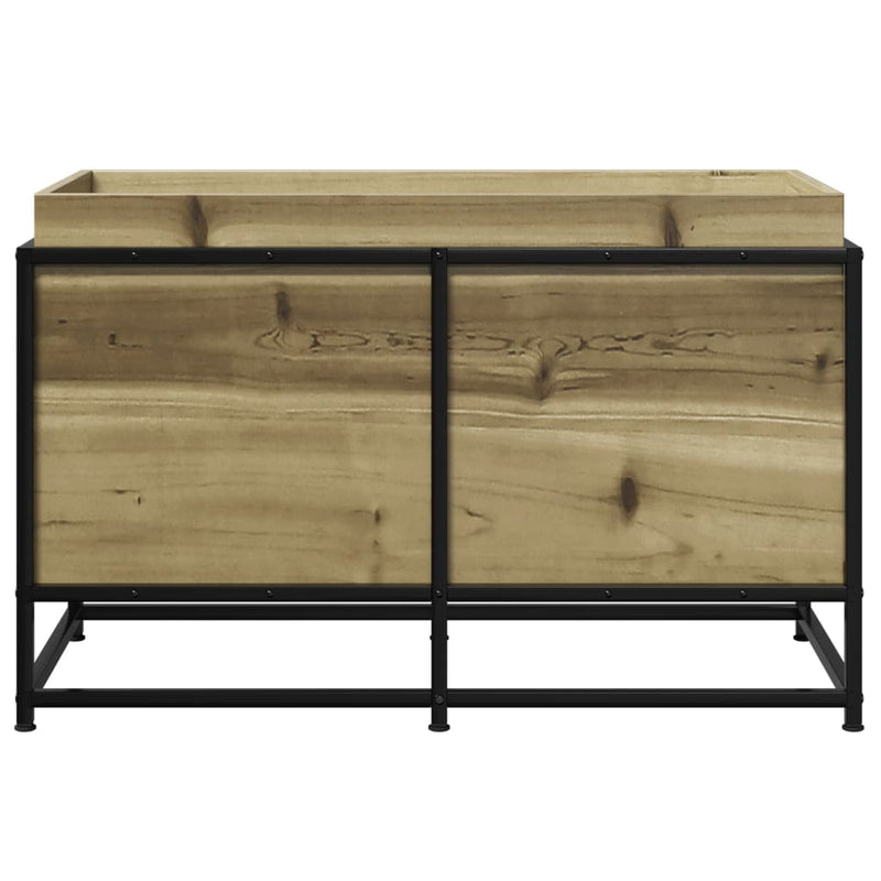 vidaXL impregnált fenyőfa kerti virágláda 80 x 40 x 50 cm