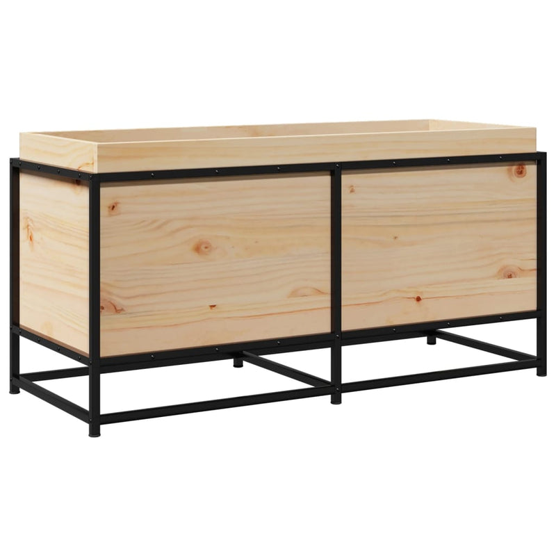 vidaXL tömör fenyőfa kerti virágláda 100 x 40 x 50 cm