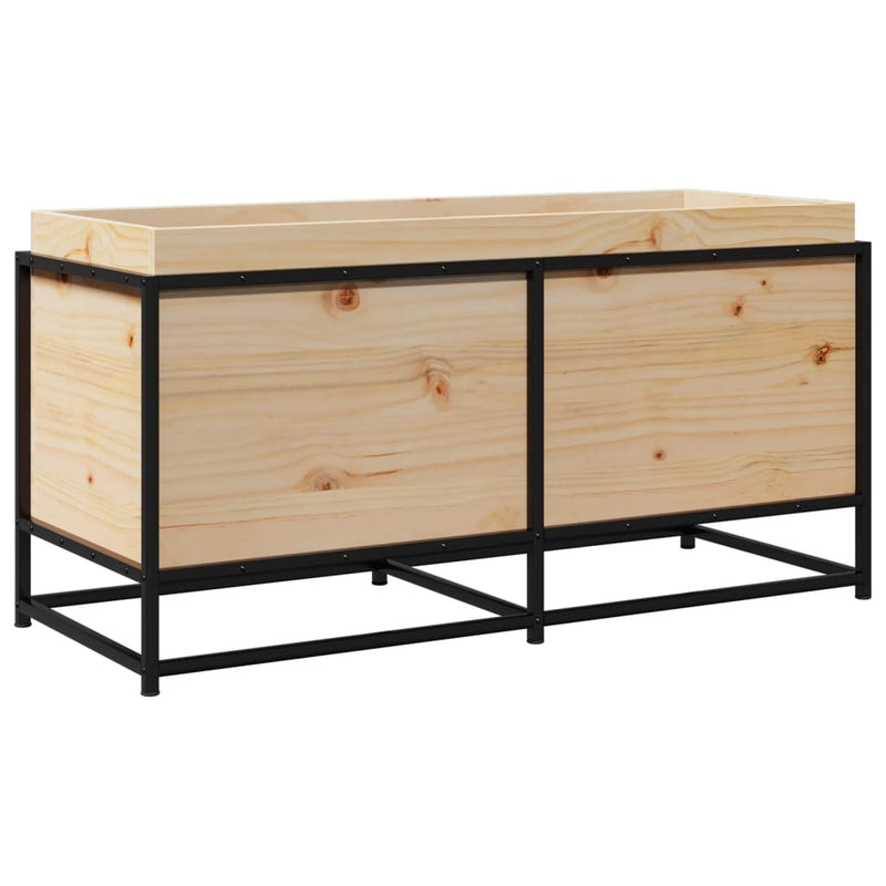 vidaXL tömör fenyőfa kerti virágláda 100 x 40 x 50 cm