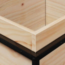 vidaXL tömör fenyőfa kerti virágláda 100 x 40 x 50 cm