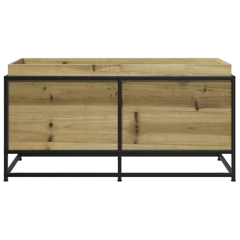 vidaXL impregnált fenyőfa kerti virágláda 100 x 40 x 50 cm