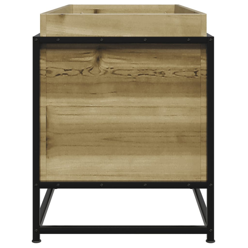 vidaXL impregnált fenyőfa kerti virágláda 100 x 40 x 50 cm