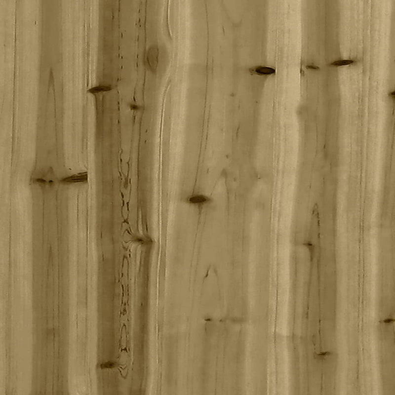 vidaXL impregnált fenyőfa kerti virágláda 100 x 40 x 50 cm
