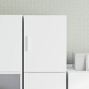 vidaXL fehér szerelt fa faliszekrény 30 x 42,5 x 40 cm