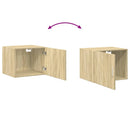 vidaXL sonoma tölgy színű szerelt fa faliszekrény 50 x 42,5 x 40 cm