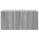 vidaXL szürke sonoma színű szerelt fa faliszekrény 80 x 42,5 x 40 cm