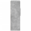 vidaXL betonszürke szerelt fa magasszekrény 50 x 42,5 x 124 cm