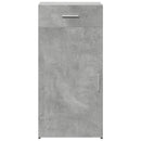 vidaXL betonszürke szerelt fa tálalószekrény 45 x 42,5 x 93 cm