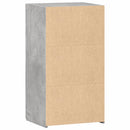 vidaXL betonszürke szerelt fa tálalószekrény 50 x 42,5 x 93 cm