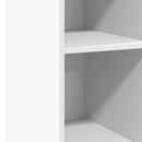 vidaXL fehér szerelt fa tálalószekrény 30 x 41 x 93 cm