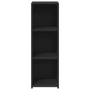 vidaXL fekete szerelt fa tálalószekrény 30 x 41 x 93 cm