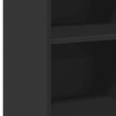 vidaXL fekete szerelt fa tálalószekrény 45 x 41 x 93 cm