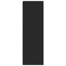 vidaXL fekete szerelt fa magasszekrény 30 x 41 x 124 cm