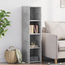 vidaXL betonszürke szerelt fa magasszekrény 30 x 41 x 124 cm