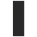 vidaXL fekete szerelt fa magasszekrény 40 x 41 x 124 cm