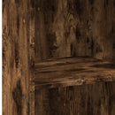 vidaXL füstös tölgy színű szerelt fa magasszekrény 45 x 41 x 124 cm