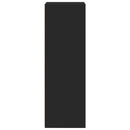 vidaXL fekete szerelt fa magasszekrény 50 x 41 x 124 cm