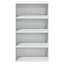 vidaXL fehér szerelt fa magasszekrény 70 x 41 x 124 cm