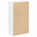 vidaXL fehér szerelt fa magasszekrény 70 x 41 x 124 cm