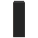 vidaXL fekete szerelt fa magasszekrény 70 x 41 x 124 cm