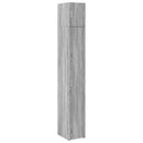 vidaXL szürke sonoma szerelt fa vékony tárolószekrény 30x42,5x225 cm