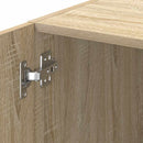 vidaXL sonoma tölgy szerelt fa vékony tárolószekrény 30x42,5x225 cm