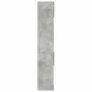 vidaXL betonszürke szerelt fa vékony tárolószekrény 30 x 42,5 x 225 cm