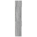 vidaXL szürke sonoma szerelt fa vékony tárolószekrény 30x42,5x225 cm