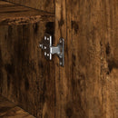 vidaXL füstös tölgy szerelt fa vékony tárolószekrény 40x42,5x225 cm