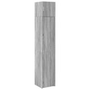 vidaXL szürke sonoma szerelt fa vékony tárolószekrény 40x42,5x225 cm