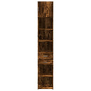 vidaXL füstös tölgy szerelt fa vékony tárolószekrény 40x42,5x225 cm