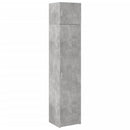 vidaXL betonszürke szerelt fa vékony tárolószekrény 45 x 42,5 x 225 cm