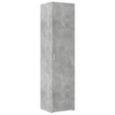vidaXL betonszürke szerelt fa vékony tárolószekrény 45 x 42,5 x 225 cm