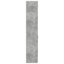 vidaXL betonszürke szerelt fa vékony tárolószekrény 45 x 42,5 x 225 cm