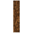 vidaXL füstös tölgy szerelt fa vékony tárolószekrény 45x42,5x225 cm