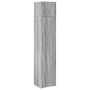 vidaXL szürke sonoma szerelt fa vékony tárolószekrény 45x42,5x225 cm