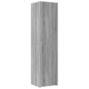 vidaXL szürke sonoma szerelt fa vékony tárolószekrény 45x42,5x225 cm