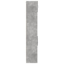 vidaXL betonszürke szerelt fa vékony tárolószekrény 45 x 42,5 x 225 cm