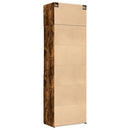 vidaXL füstös tölgy színű szerelt fa tárolószekrény 70 x 42,5 x 225 cm