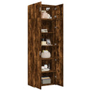 vidaXL füstös tölgy színű szerelt fa tárolószekrény 70 x 42,5 x 225 cm
