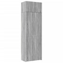 vidaXL szürke sonoma színű szerelt fa tárolószekrény 70x42,5x225 cm