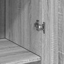 vidaXL szürke sonoma színű szerelt fa tárolószekrény 70x42,5x225 cm